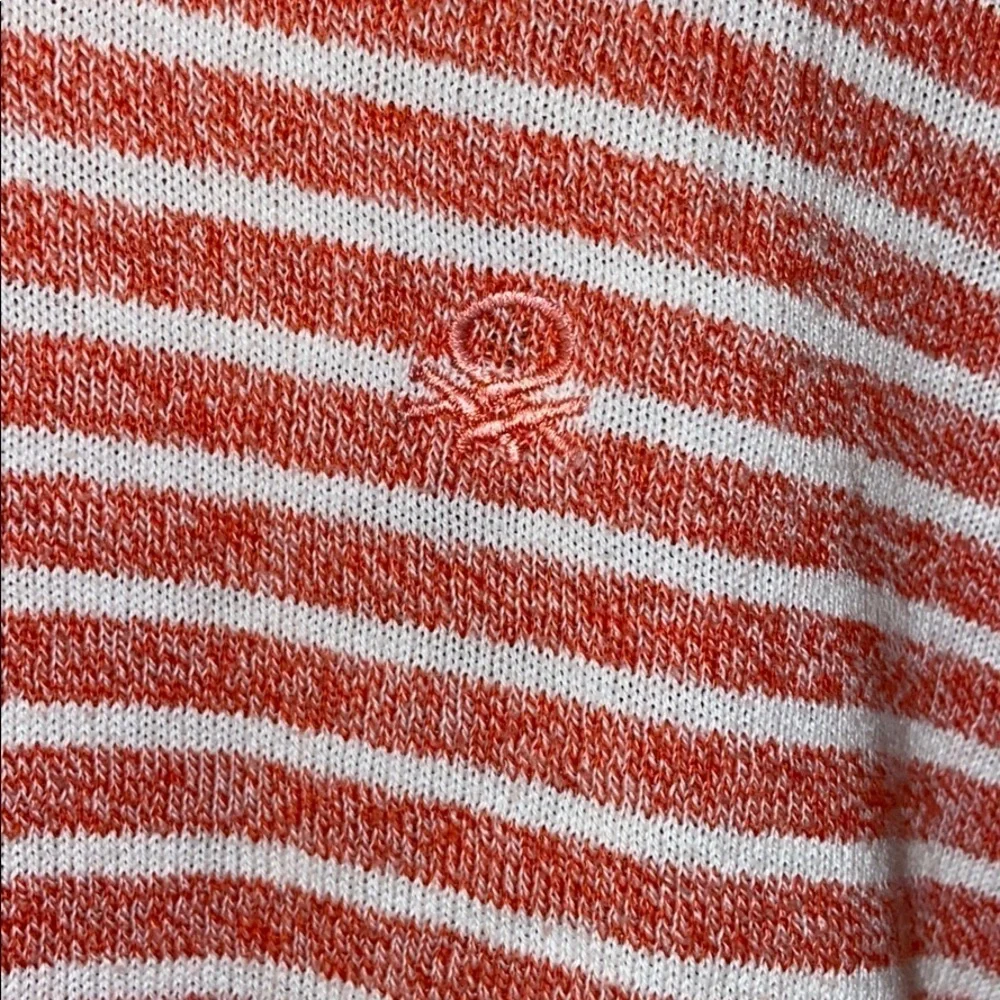 Stile Benetton Cotton Striped Sweater tagged XL-closer to M/L, preloved … - Picture 7 of 10